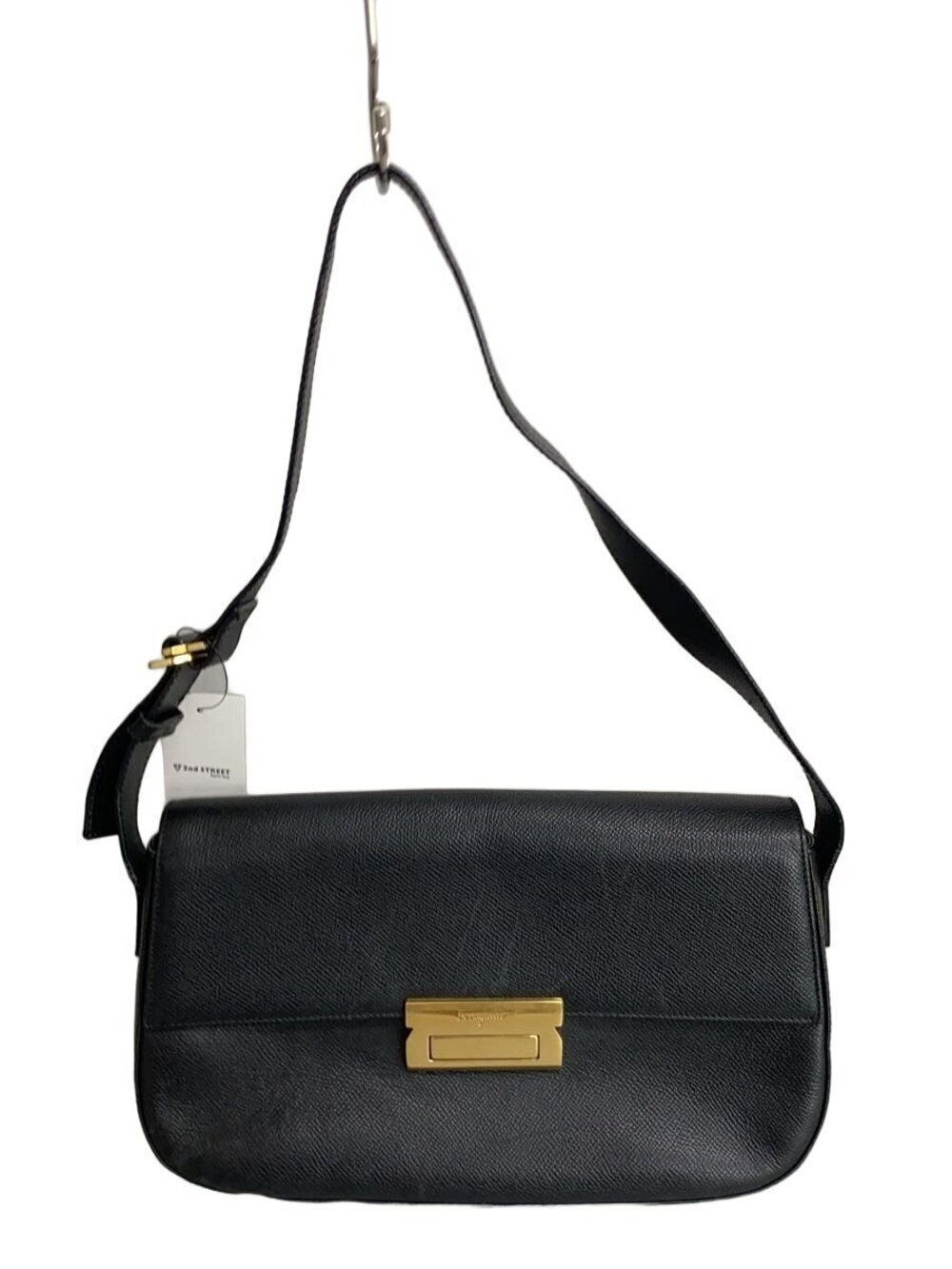 Salvatore Ferragamo Shoulder Bag Leather Black